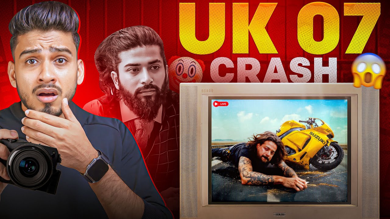 UK07 Rider Ka Itna Khatarnaak Live Crash 😱 | ROAST