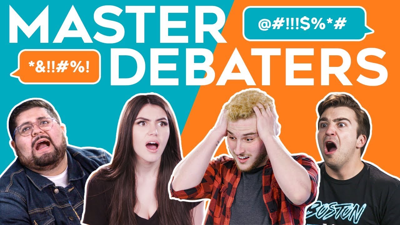 Master Debaters with Eric, Mikaela, Tom, and Brandon!
