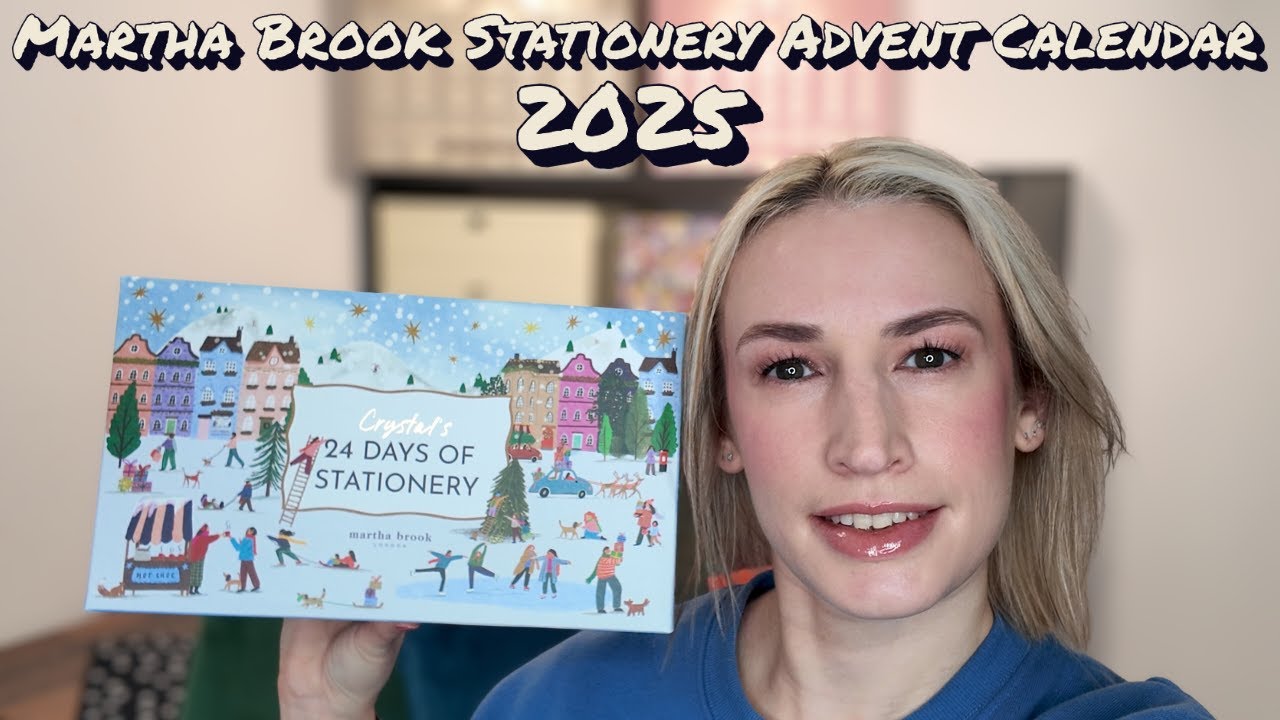 Адвент-календарь Martha Brook Stationery на 2025 год.