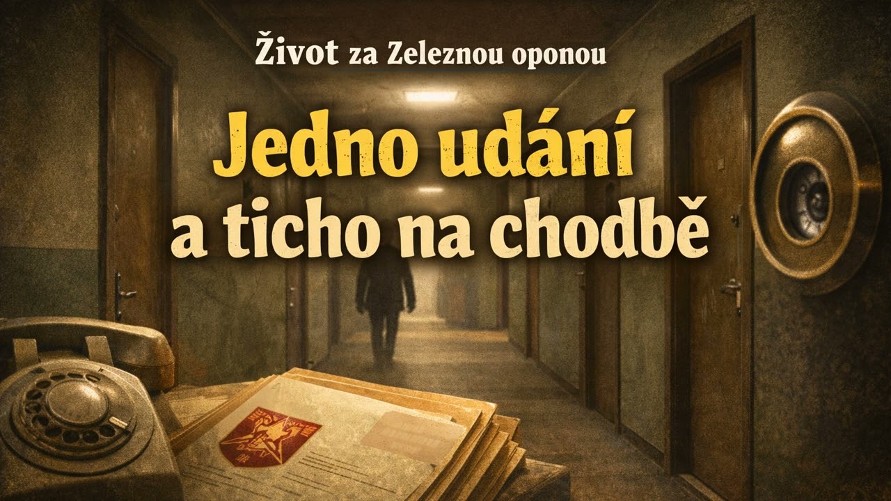 Život za železnou oponou  Jedno udání a ticho na chodbě