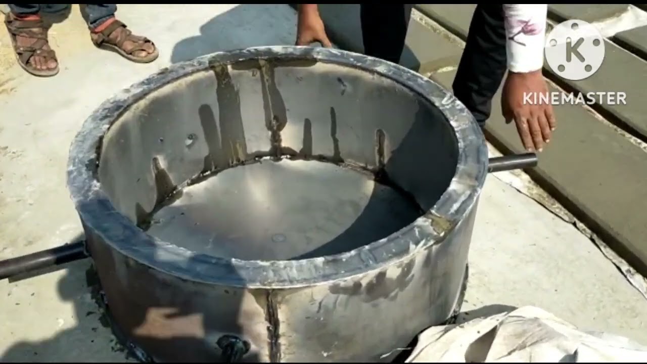 #HOW TO MAKE CEMENT RING MOULD/# RCC cement mold manufacture