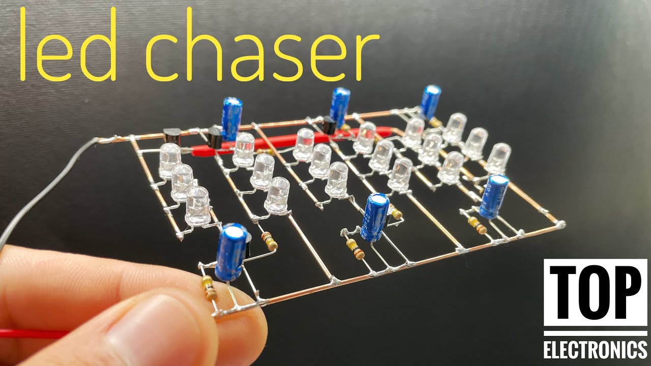 6 channel running LED chaser