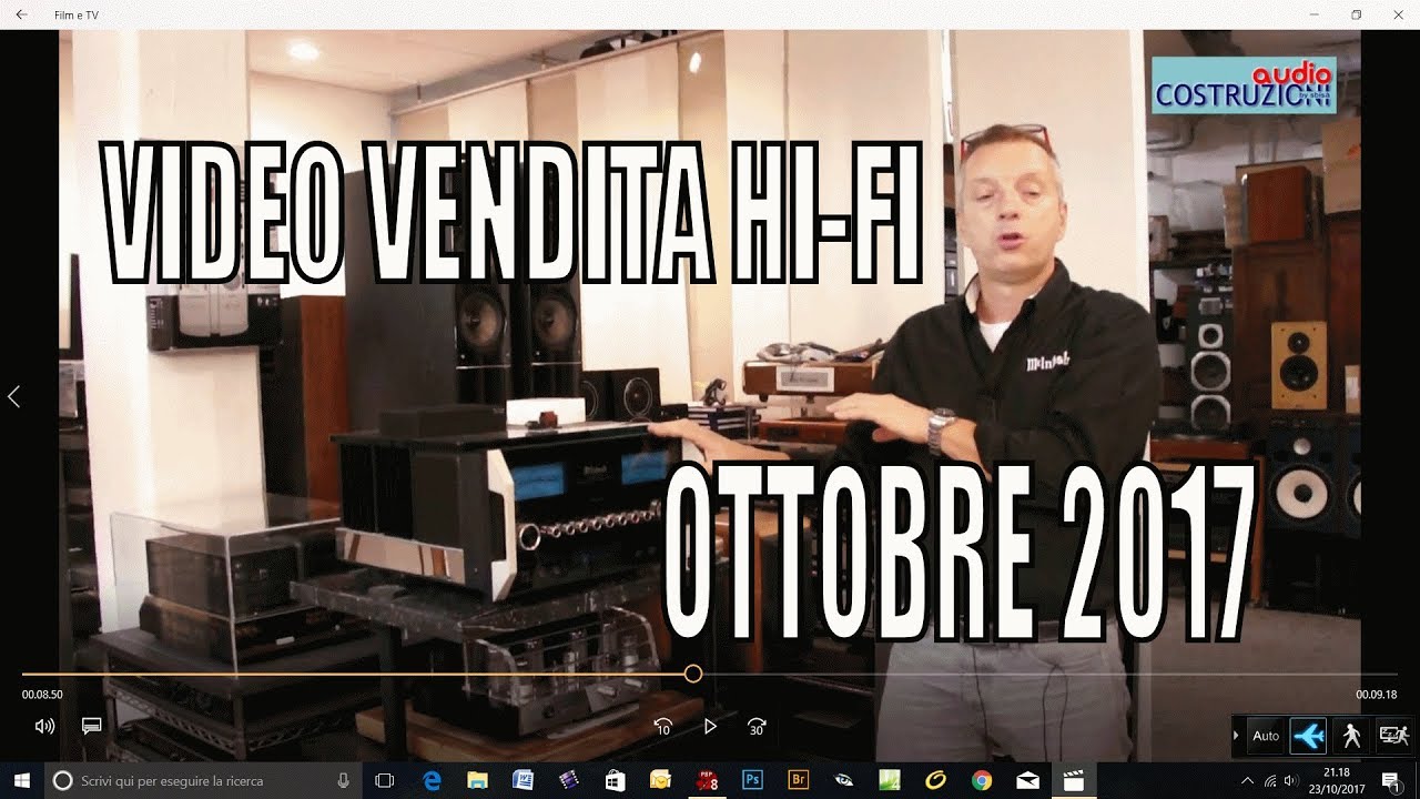 Video vendita HI Fi Ottobre 2017 www audiocostruzioni com