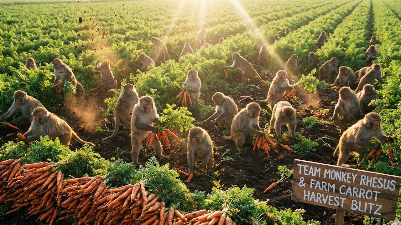 The Amazing Monkey Team: Carrot Farming From Farm to Market 