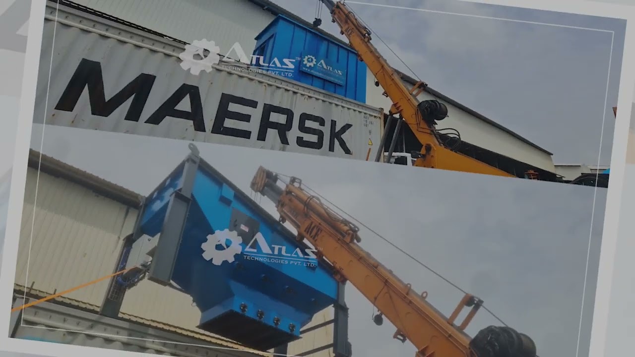 Container loading of 80-100 tph Asphalt Batch Mix Plant | Atlas Technologies India