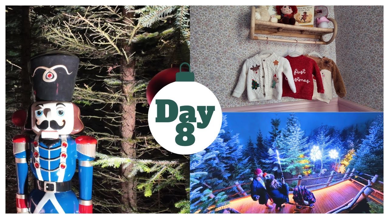Мы побывали в ЗАЧАРОВАННОМ лесу! ❄️🎄 Vlogmas День 8 Замок Рэби Лес Плоттеров