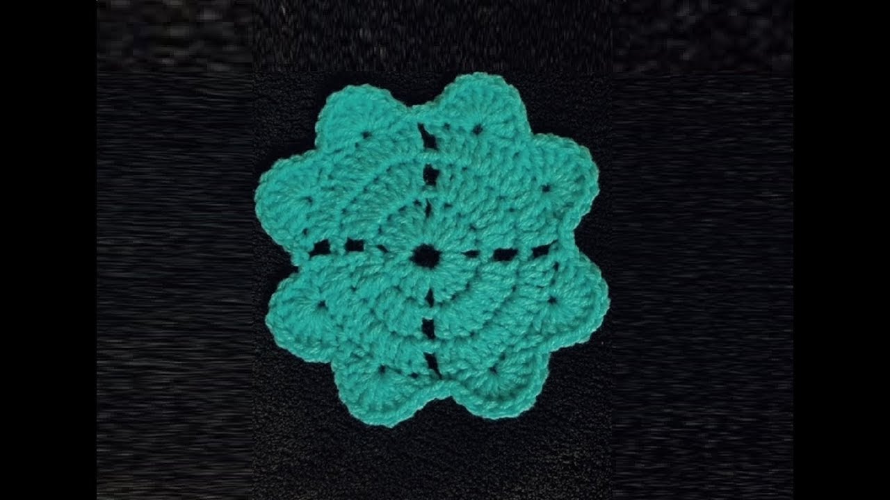 How to Crochet a Beverage Coaster With Hearts Pattern #279│by ThePatternFamily