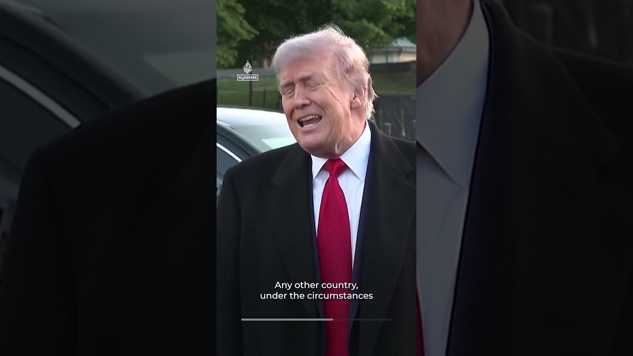 Trump says ceasefire still in effect, but Iran &lsquo;better sign agreement fast&rsquo; | AJ #shorts