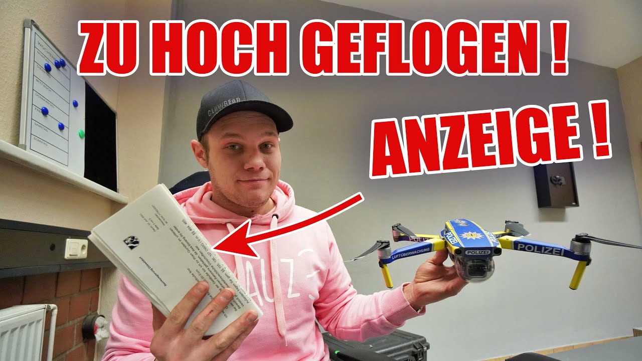 ANZEIGE 👮🏼‍♂️🚔! Über 120M mit der DJI Drohne geflogen 😳| ItsMarvin