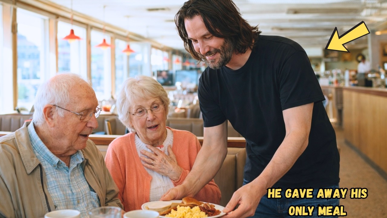 Keanu Reeves Gave His Only Meal to an Elderly Couple — The Next Day, a Limo Arrived.
