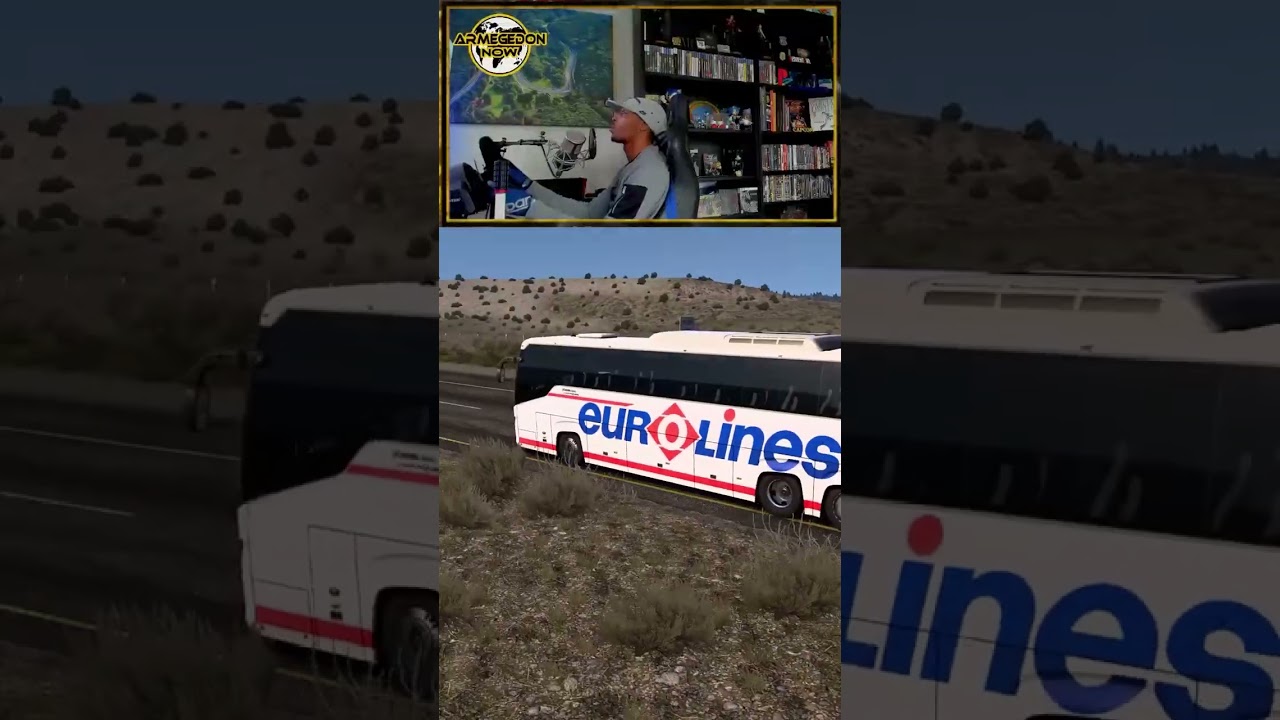 Driving a Scania Touring BUS!! In American Truck Sim #ATS #ETS2 #Bus