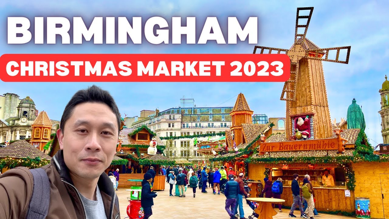 Visiting UK's LARGEST Authentic Christmas Market! - Birmingham Christmas Market 2023