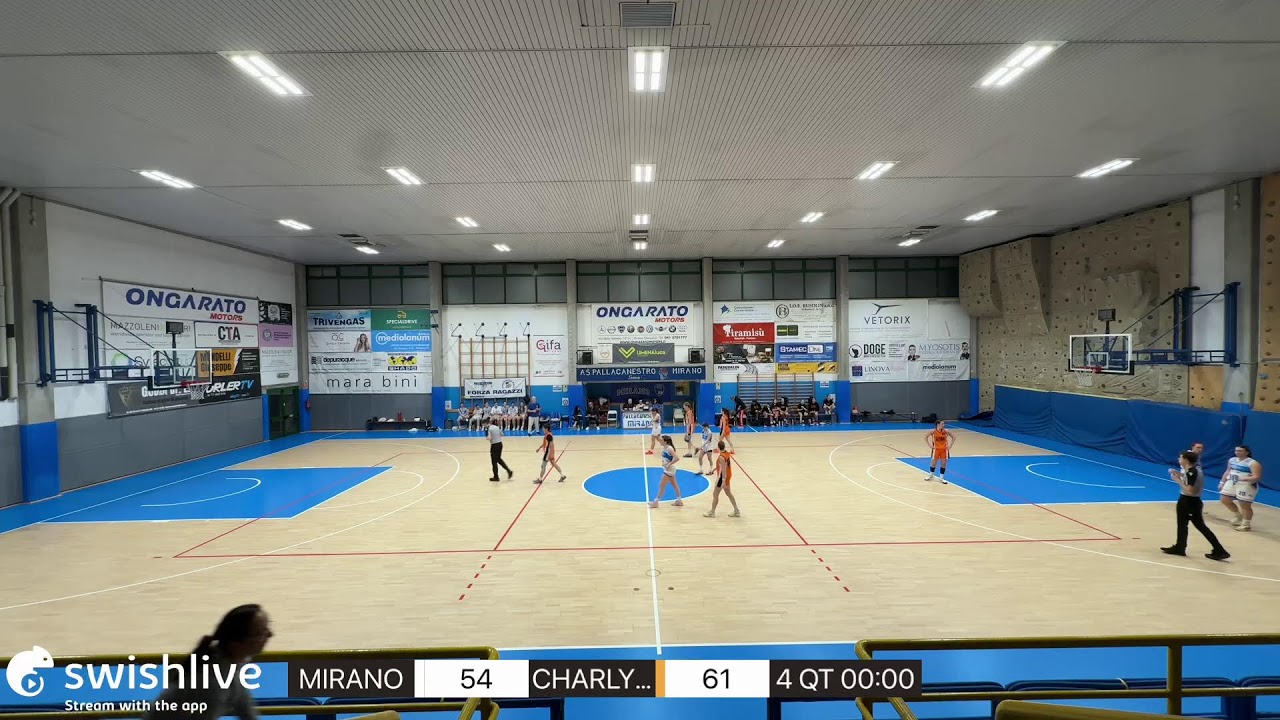 Live alimentato dall'app Swish Live
MIRANO VS CHARLY BASKET