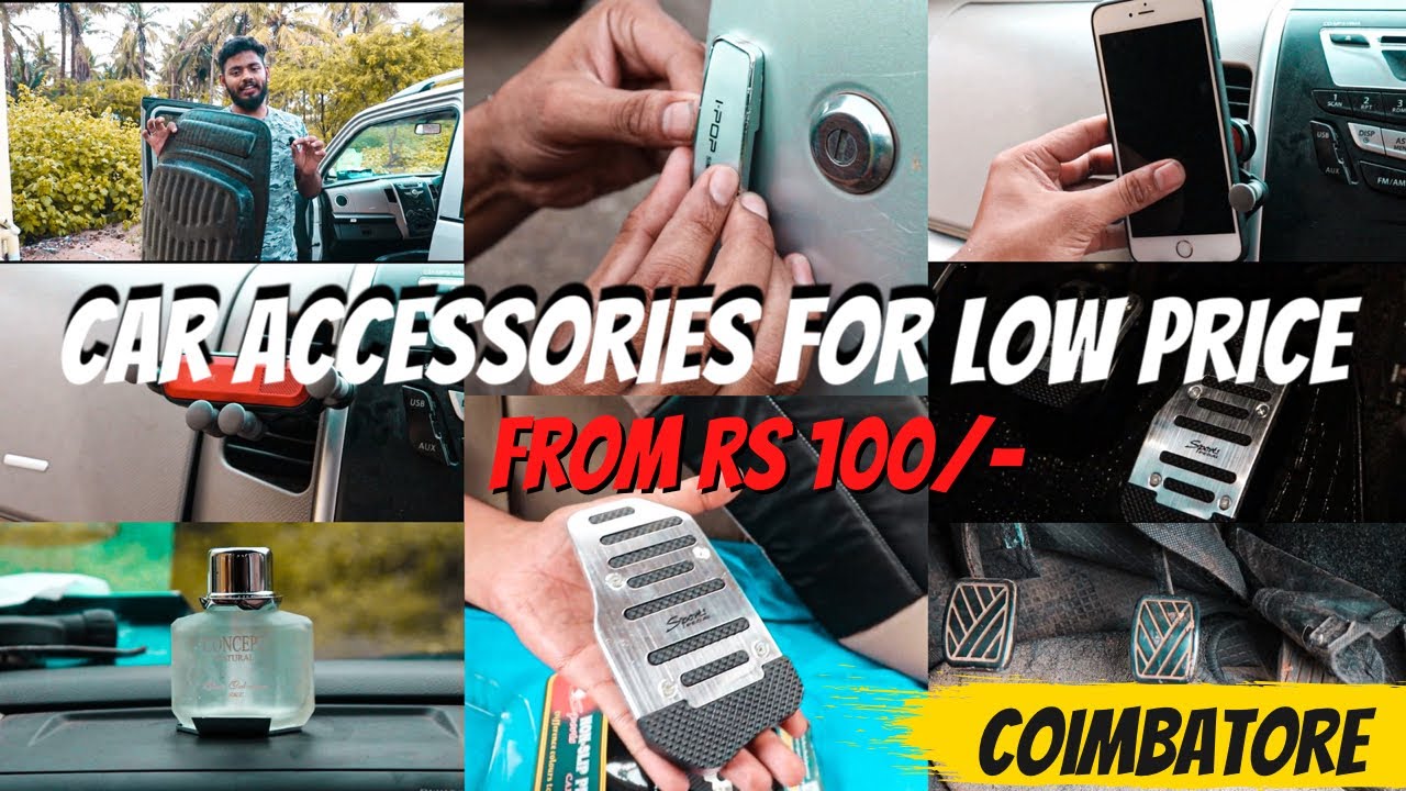 Car Accessories For Low price || From Rs100/- || Coimbatore || Tamil ||