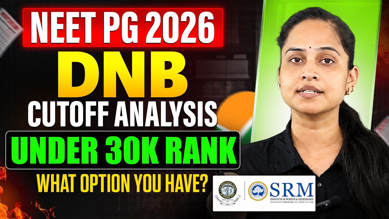 NEET PG 2026: Колледжи DNB для рейтинга до 30 000 📊 | Проходные баллы по категориям и распределен...