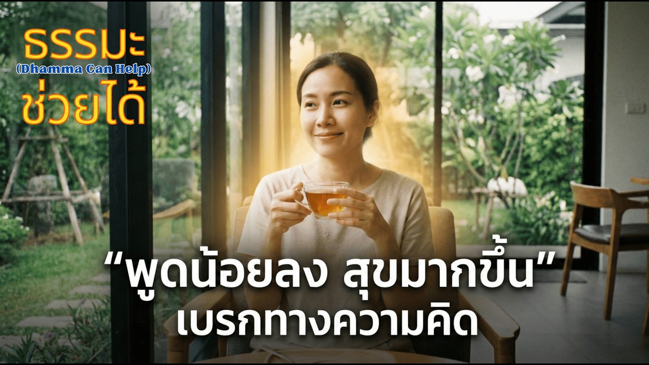 พูดน้อยลง พูดดีขี้น เบรกทางความคิด