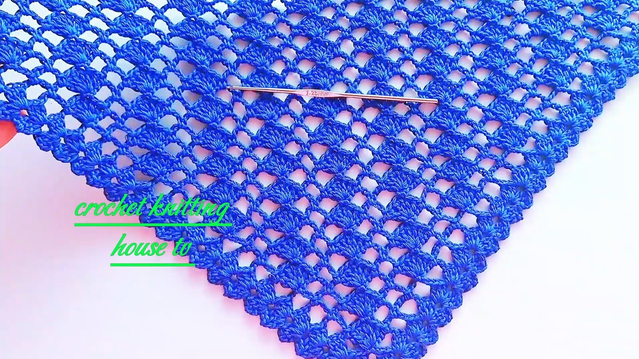 Le résultat est top👌💯pour débutants châle au crochet super facile/super fast & easy crochet shawl 