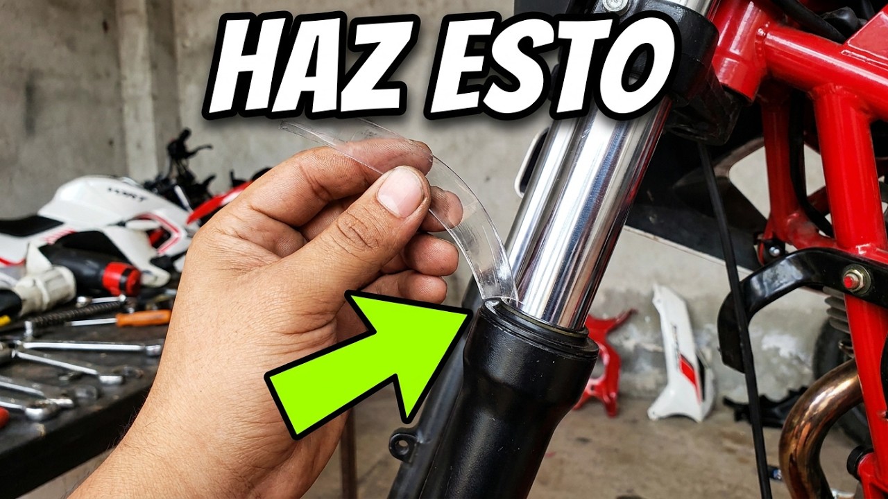 Solucionar Fuga de Aceite en Barras de Moto [FUNCIONA] 😱