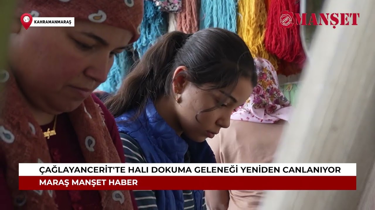 Çağlayancerit'te halı dokuma geleneği yeniden canlanıyor