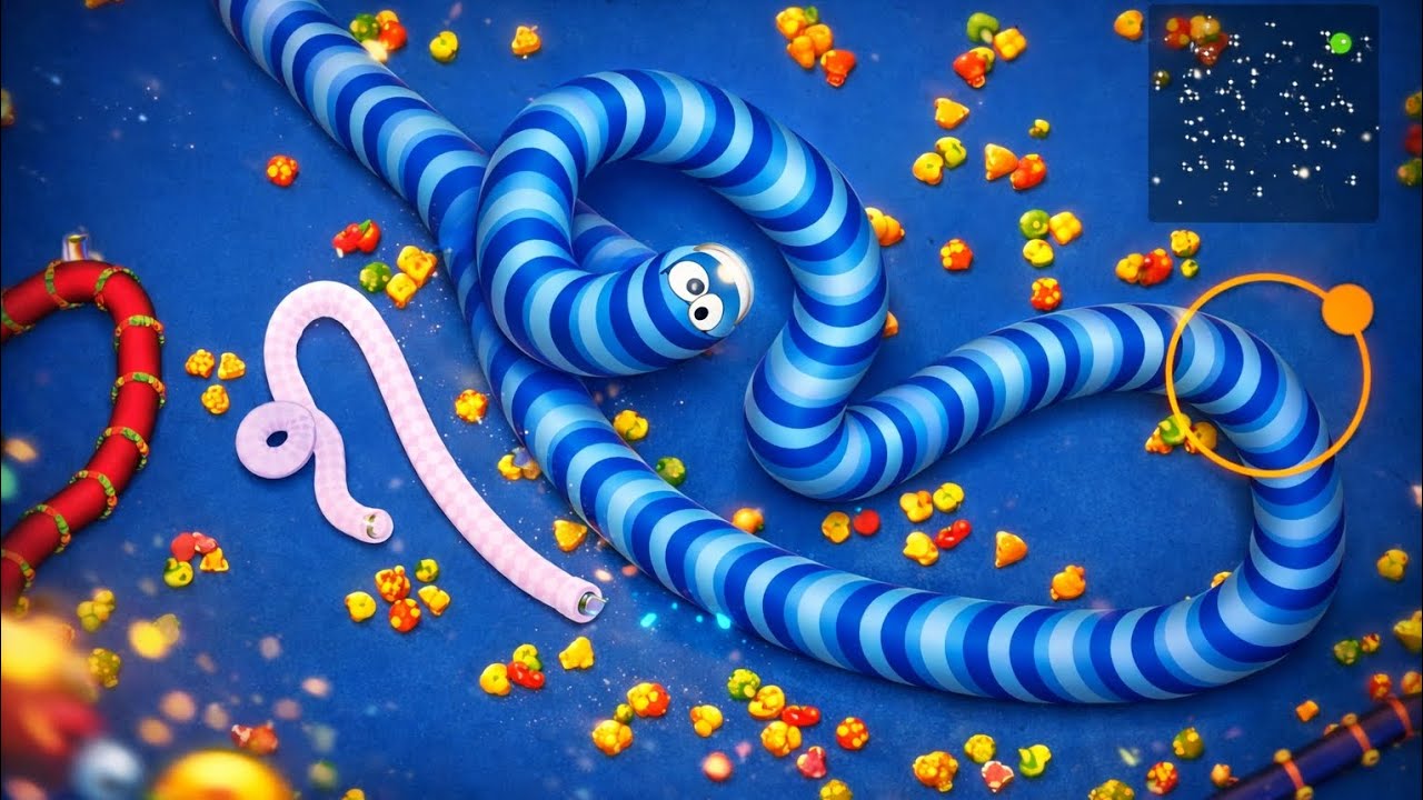 Small worm to biggest blue worm 🪱 