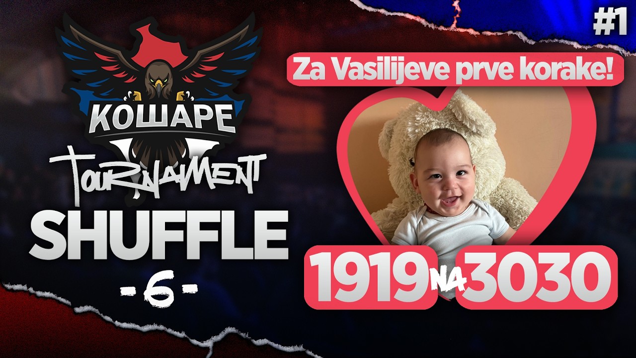 HUMANITARNI SHUFFLE TURNIR ZA VASILIJA OBADICA