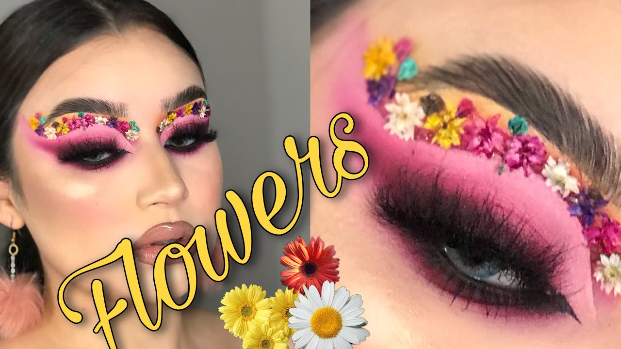 MAQUILLAJE DE FLORES (flowers makeup)