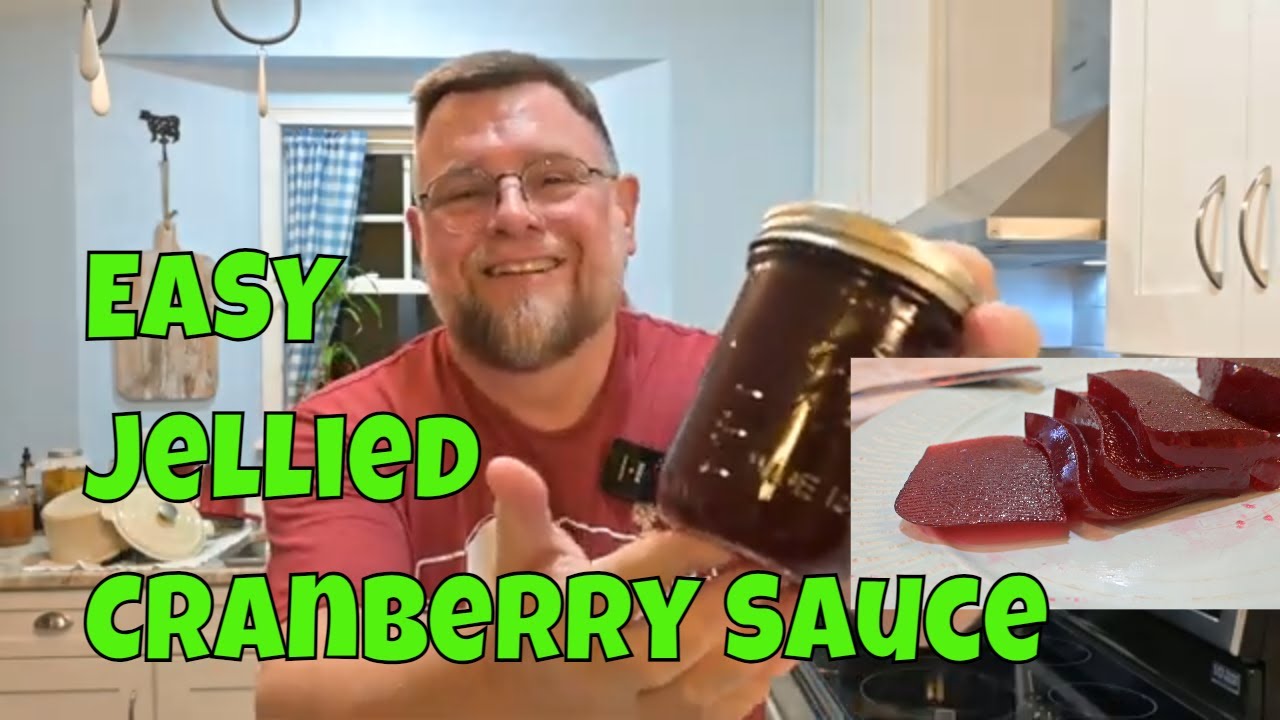 DIY Jellied Cranberry Sauce - Thanksgiving treat