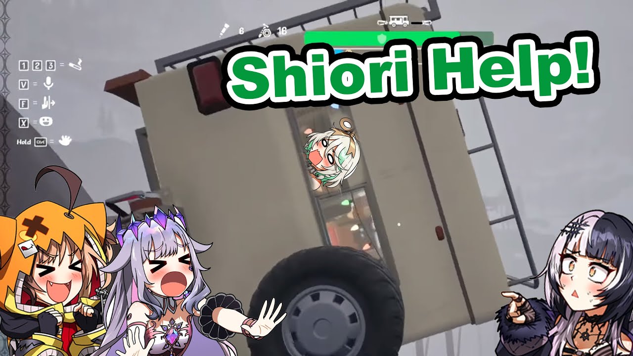 When Shiori Takes Biboo, Gigi, and Cecilia on a Road Trip (Chaos Ensues) |  『Hololive』