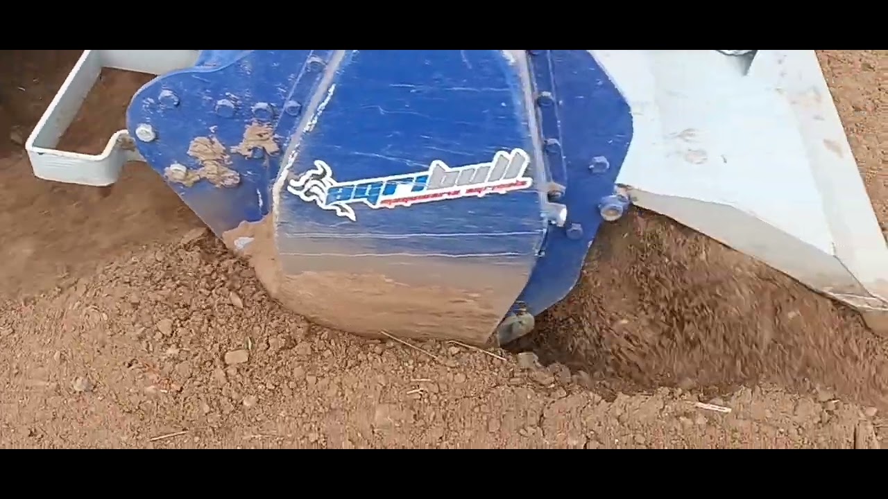 Same frutero 90 cv con rotavator agribull 2* parte.