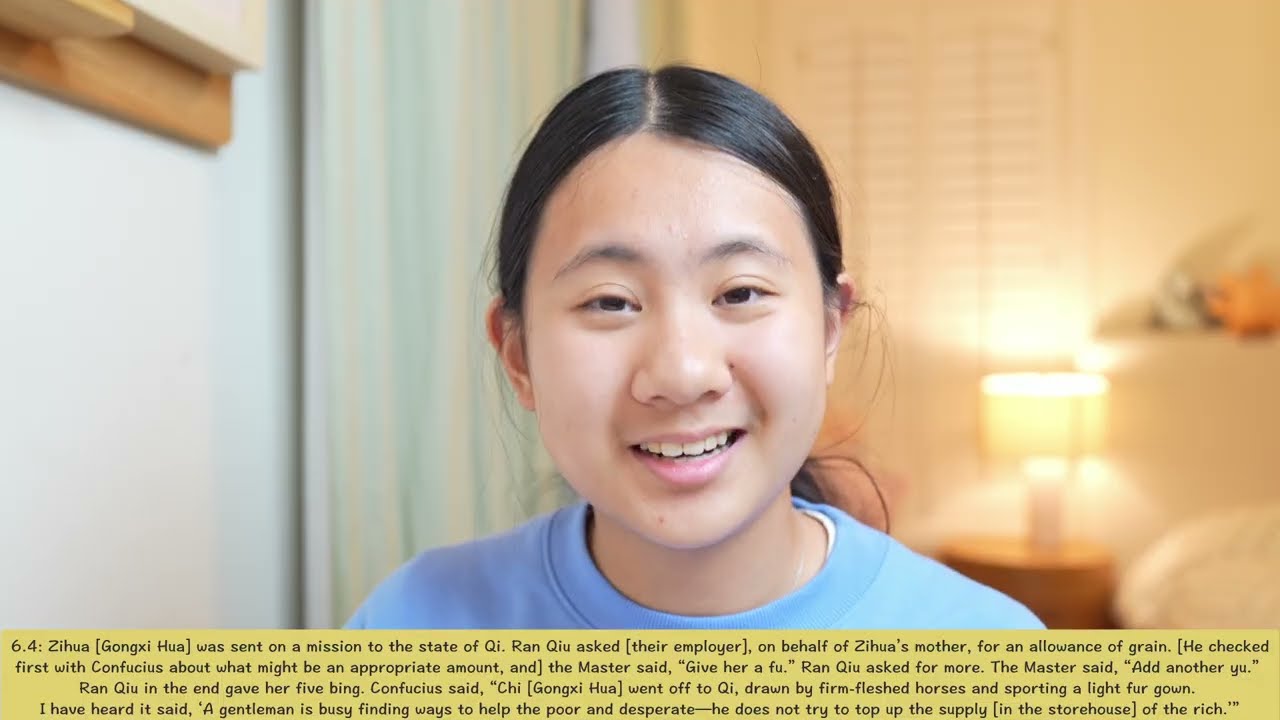 Analects 6.4: Why Confucius Rejected Over-Generosity