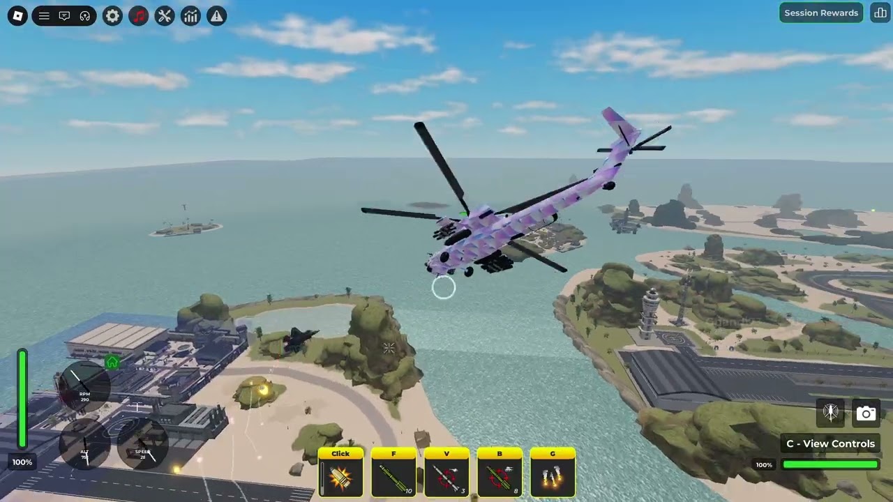 Destroying War Tycoon server with the buffed Mi-28 Havoc