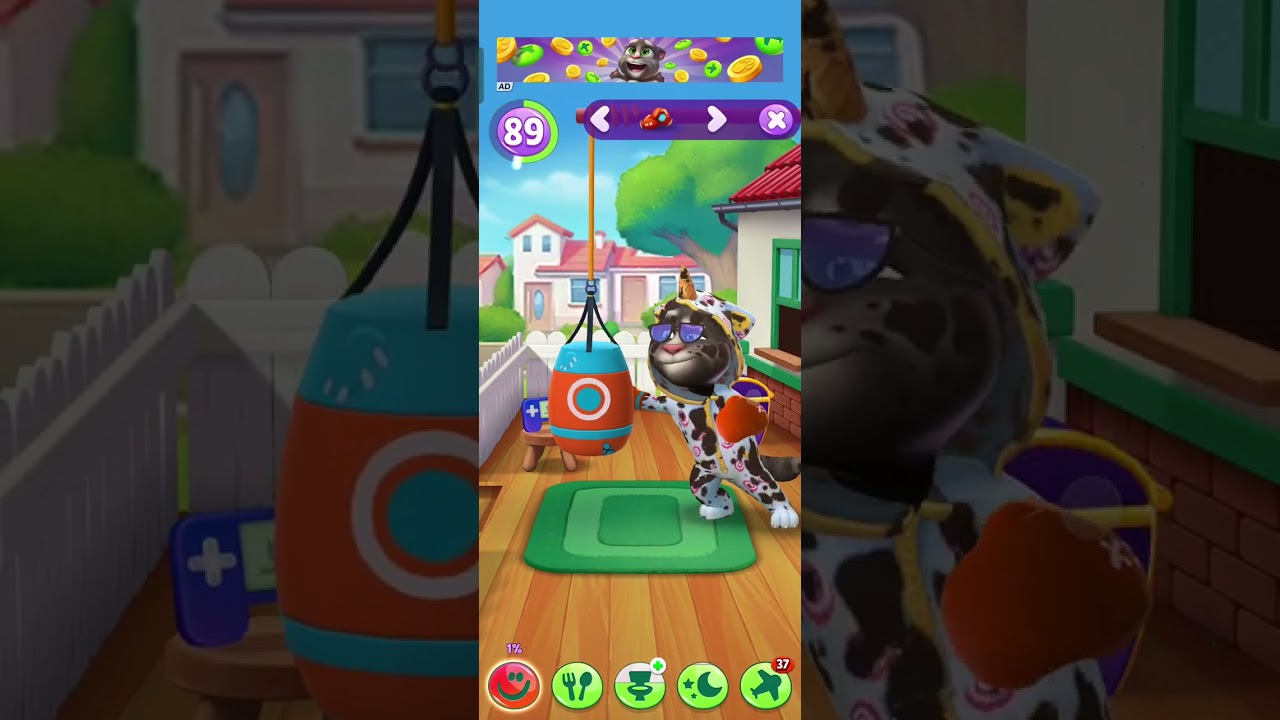 Talking tom cat cartoon 😹😹