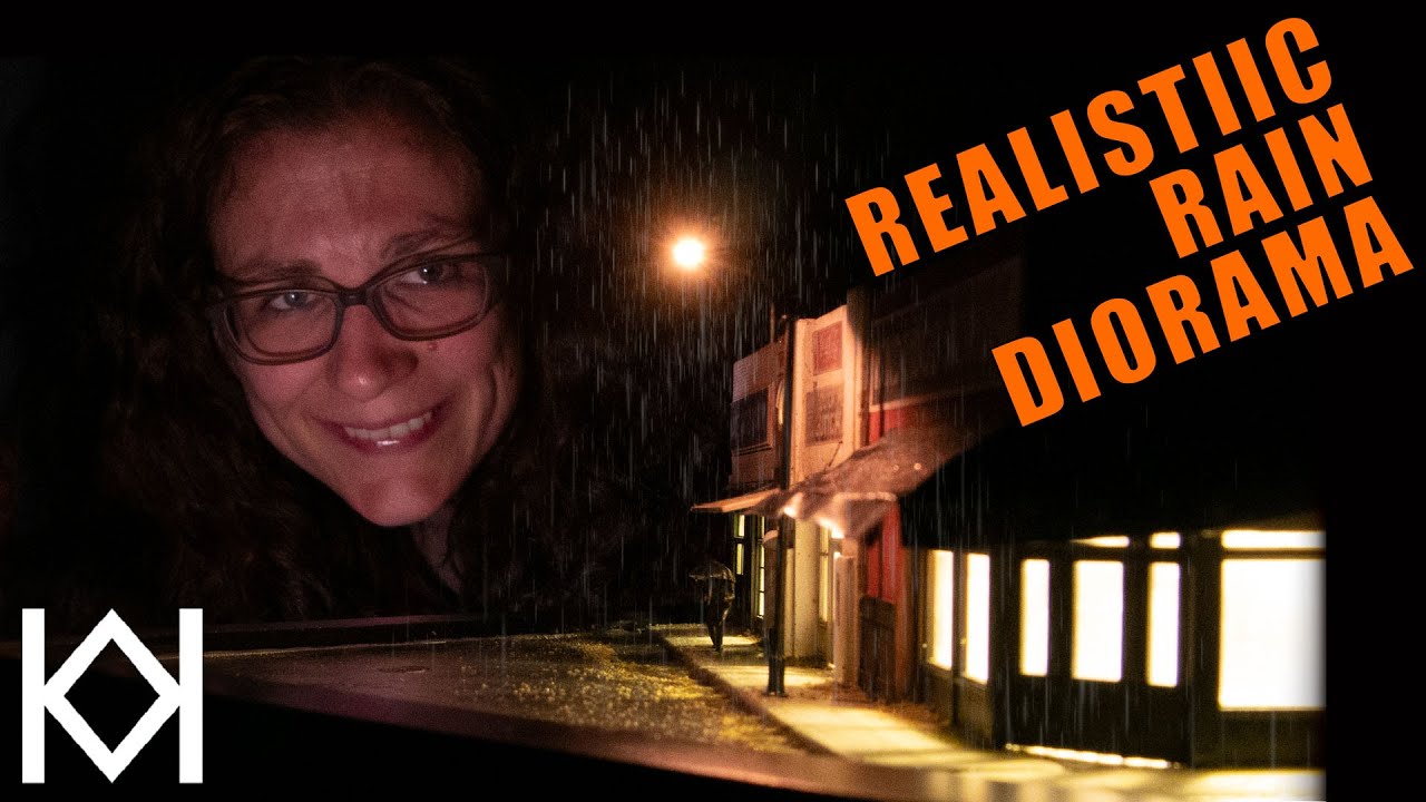 Model a Realistic Rain Diorama
