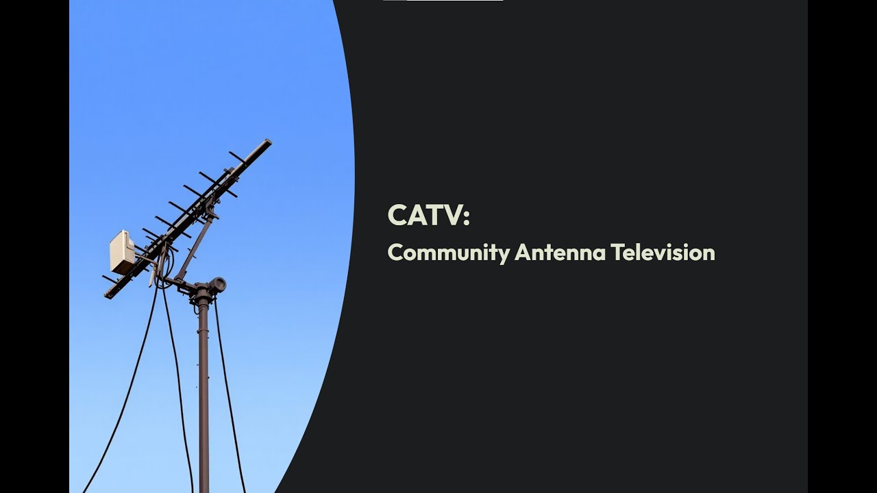 CATV (Community Antenna Television) | Working & Components | Gujarati