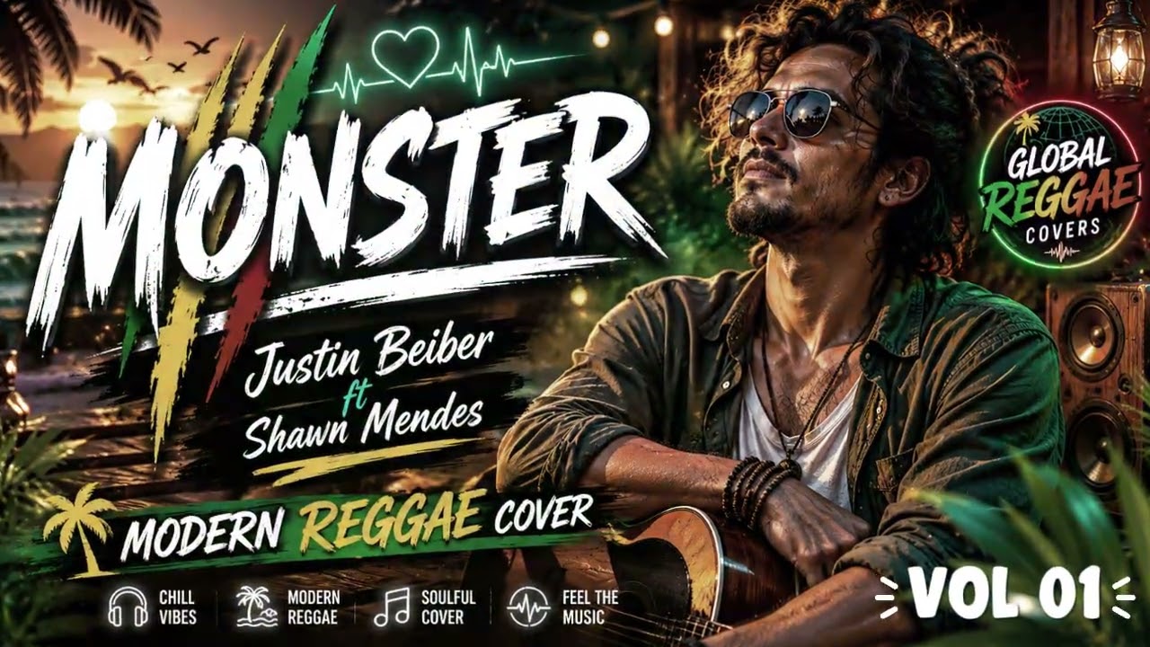 Monster (Reggae Cover) | Justin Bieber & Shawn Mendes 🌴 Modern Reggae Version (Vol. 1)