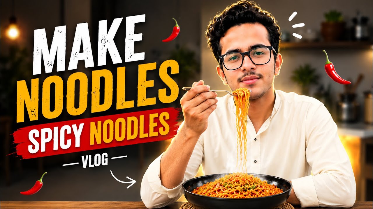 🔥 I Made EXTREMELY Spicy Noodles at Home! 🌶️🍜 | Food Vlog 2026