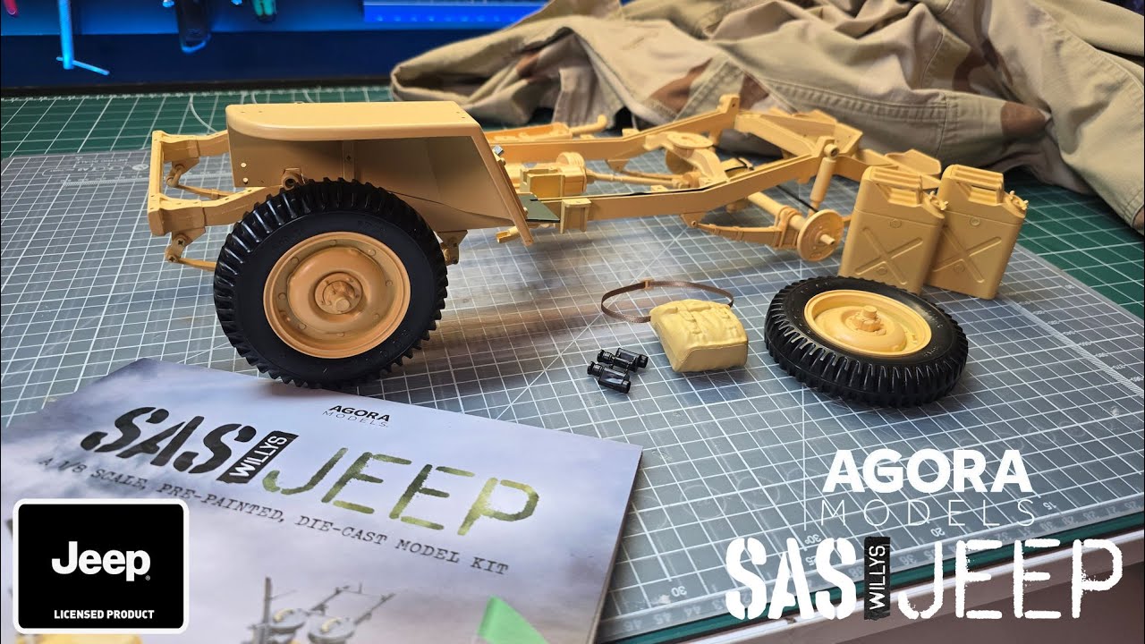 🛠️ Модель джипа SAS от Agora Models – набор 4 (этапы 23-30) | Тормозные магистрали, первое колесо...