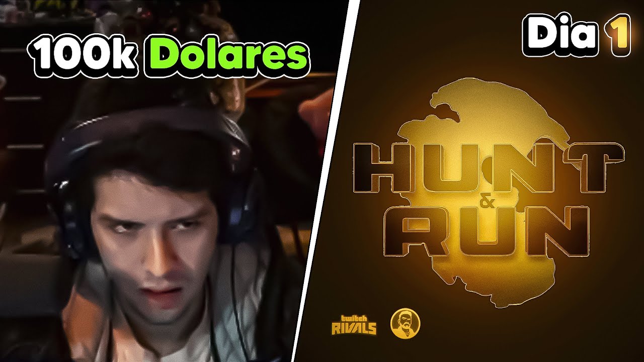 Comenzó el HUNT AND RUN por 100k dólares 😈