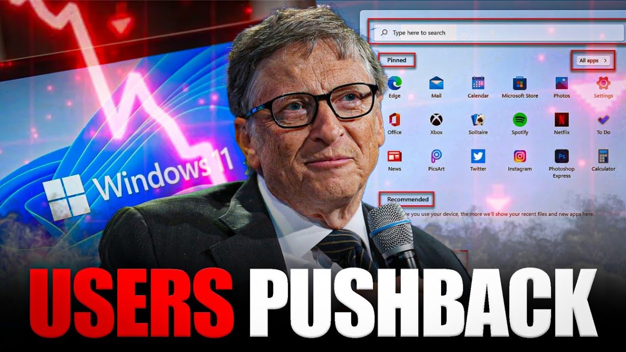 Bill Gates UNDER FIRE as Windows 11 Forces Changes Users NEVER Asked For