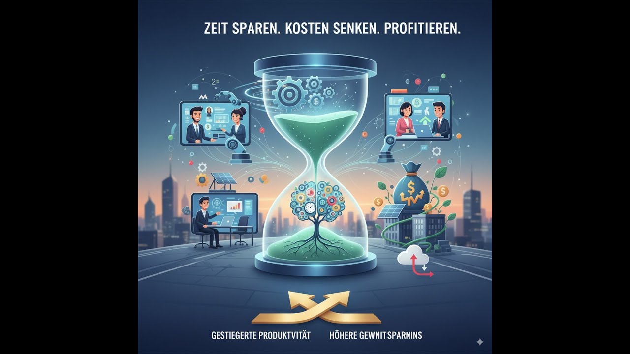Effizienz steigern Zeit & Kosten senken f&uuml;r nachhaltigen Gesch&auml;ftserfolg #ai #aivideo #ki #kivideo
