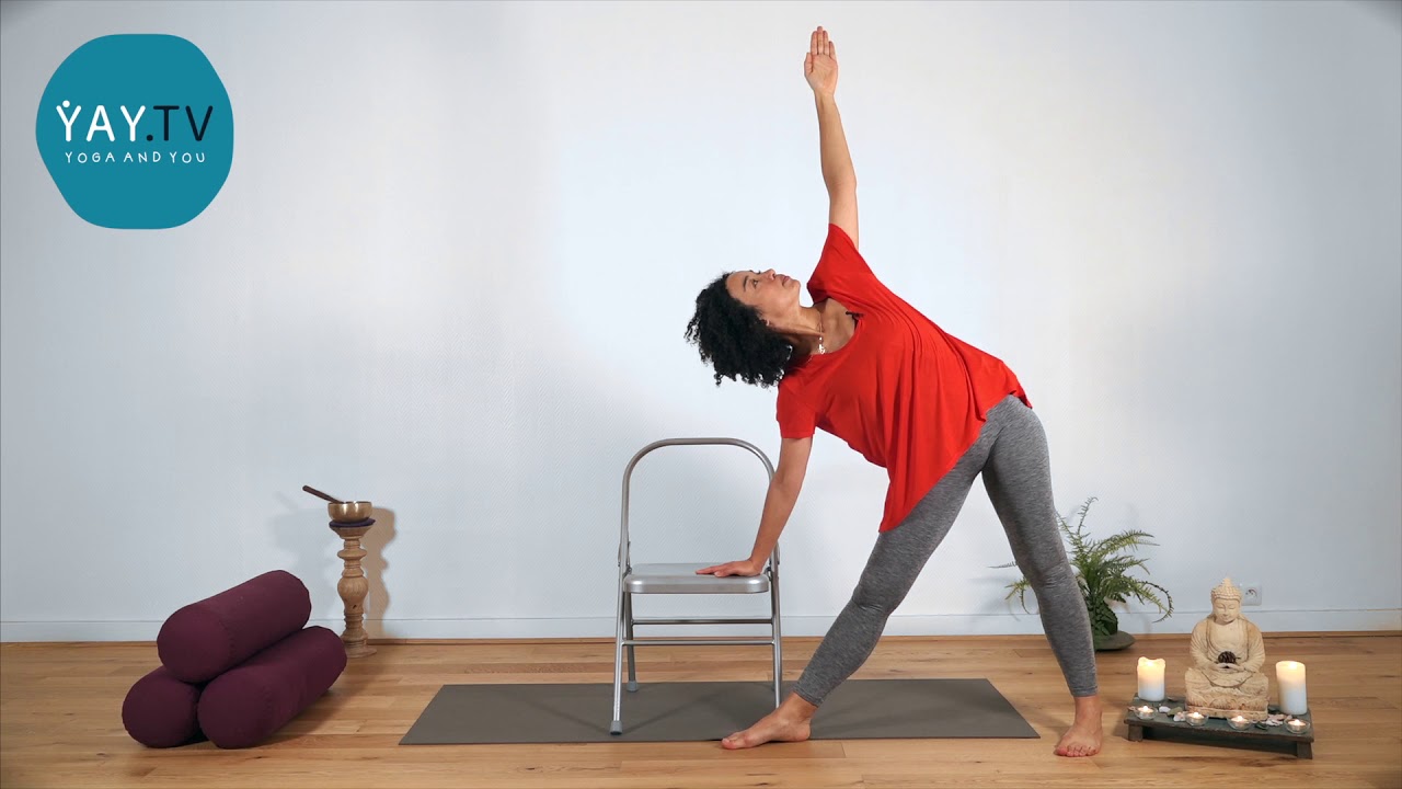 Yoga sur chaise :  jambes et circulation