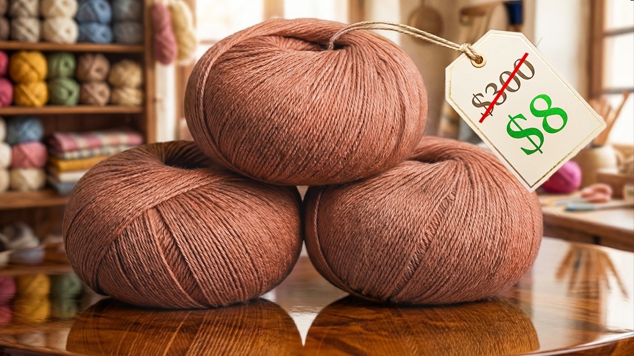 This ONE Simple Trick Gets You Luxurious Yarn For Almost Nothing