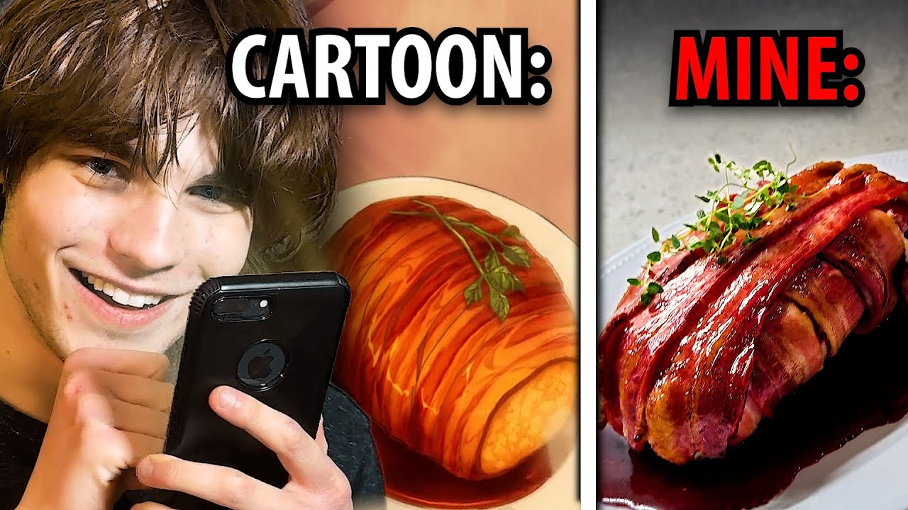 I Tried Making Cartoon Food Real