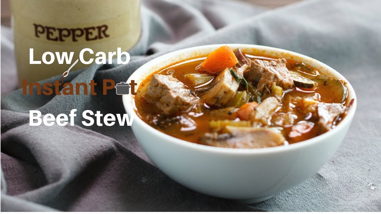 Low Carb Instant Pot Hearty Beef Stew