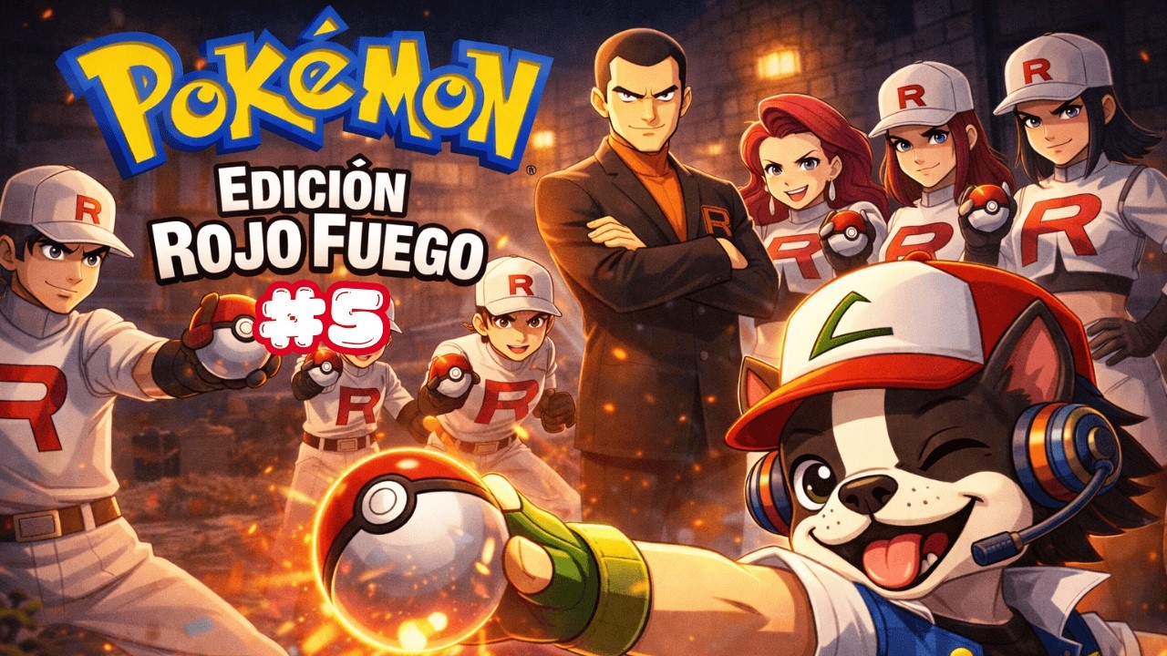 🔥Pokémon Edición Rojo Fuego 🔥|#5| todos contra mi! 1 vs 5⚡ #Pokemon #RojoFuego #ParaTi