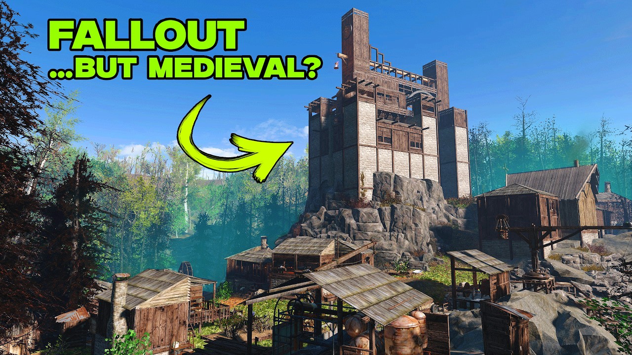 I Built a Medieval Village in Fallout 4… But Why?