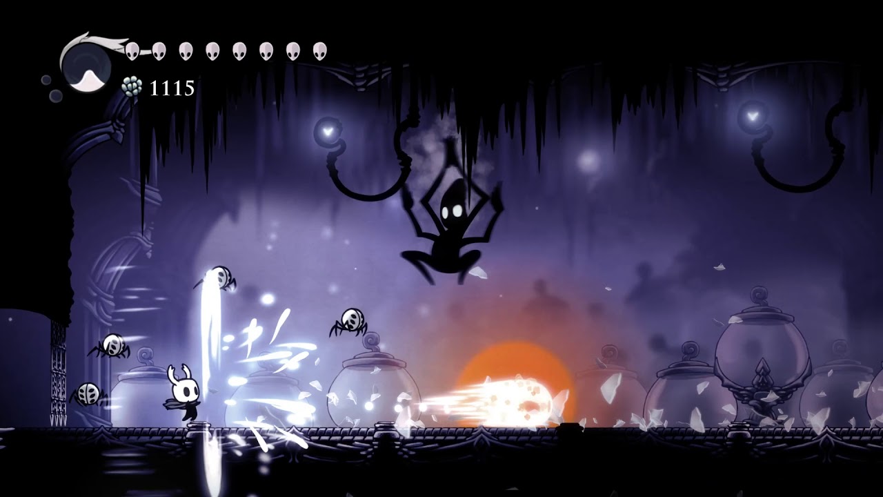 Hollow Knight Collector Fight (no nail & spell upgrades)
