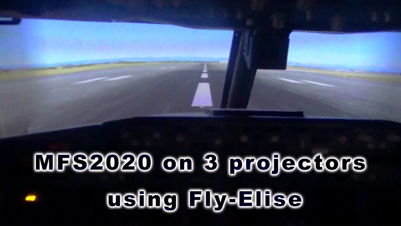 MFS2020 on 3 projectors using Fly Elise