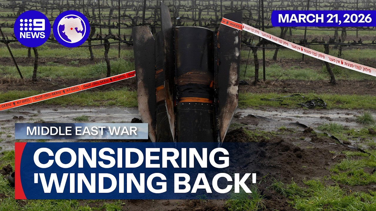 Donald Trump says he is considering 'winding back' US military efforts | 9 News Australia
