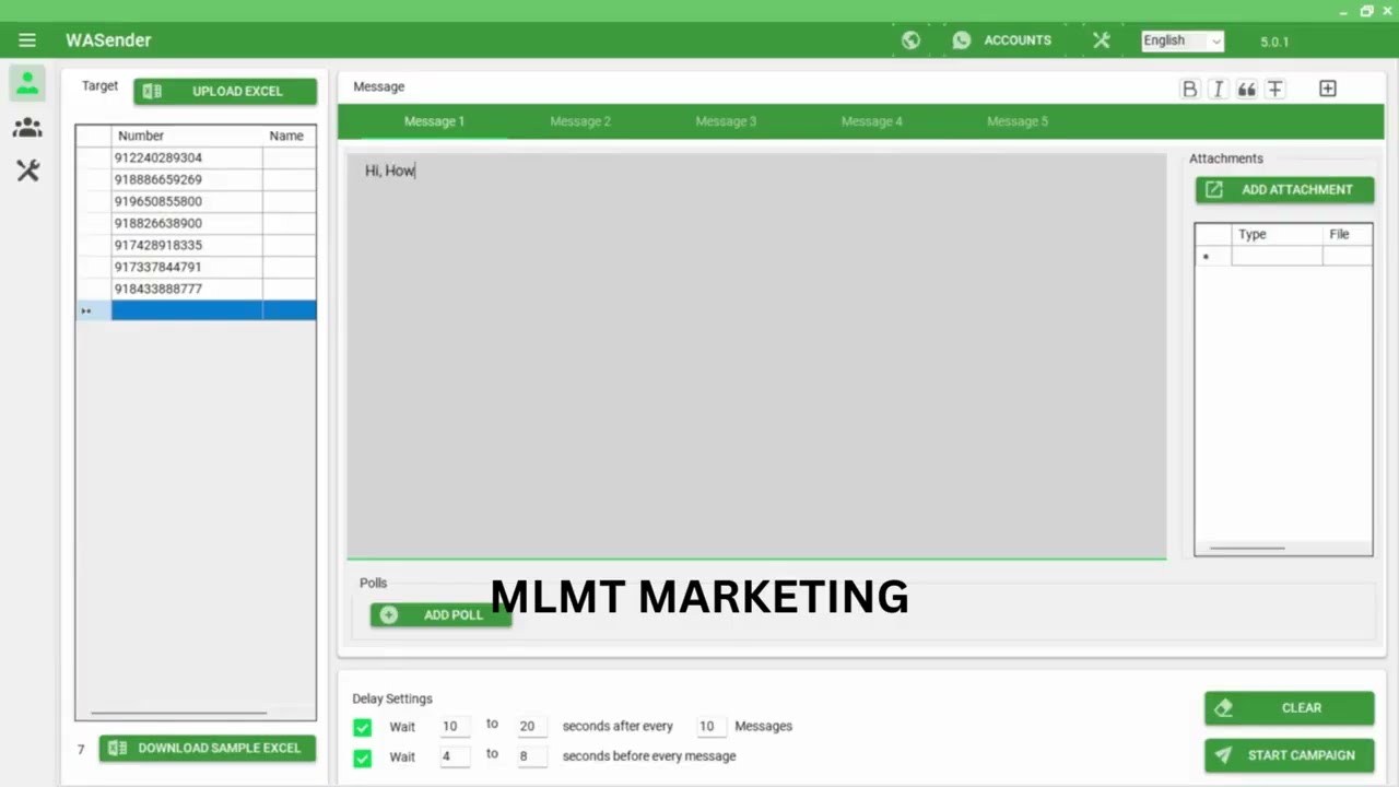 WA Sender Bulk WhatsApp Massages Sender Tutorial